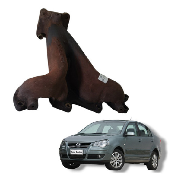 Coletor Escapamento Vw Polo Comfortline 1.6 2008 2013