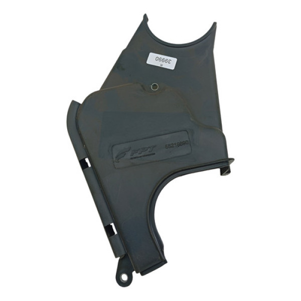 Capa Inferior Correia Dentada Fiat Palio Strada Uno 2001 09 Preto