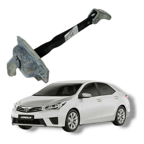 Limitador Porta Traseira Direita Toyota Corolla 2016 Traseira Direito