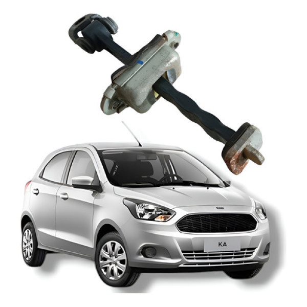 Limitador Porta Traseira Esquerda Ford Ka 2017 Traseira Esquerda Preto