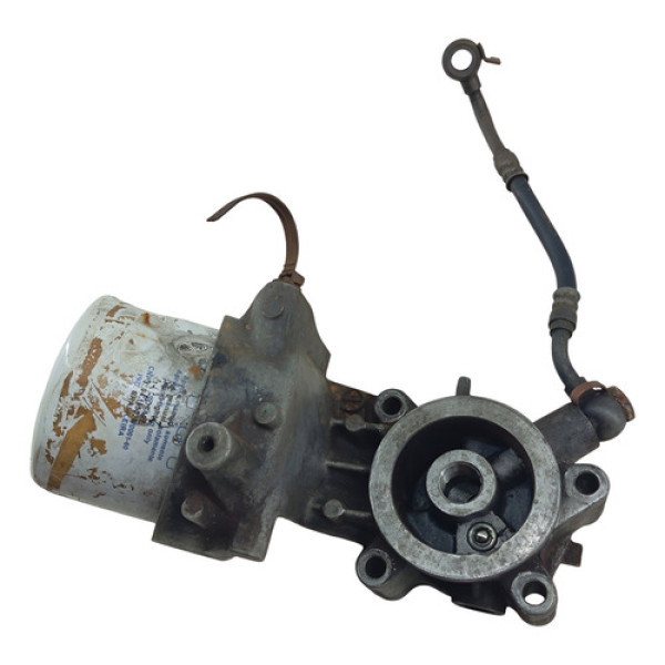 Suporte Filtro Oleo Motor Nissan Frontier 2.5 2008 2013 Branco