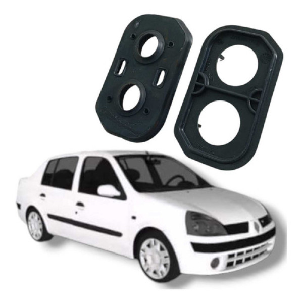 Par Borracha Vedação Caixa Ar Renault Clio Megane 2004