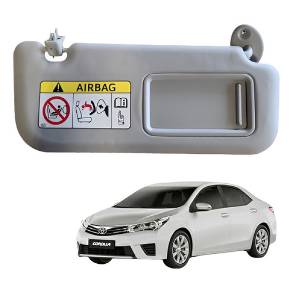 Quebra Sol Bege Direito Passageiro Toyota Corolla 2016 Orig