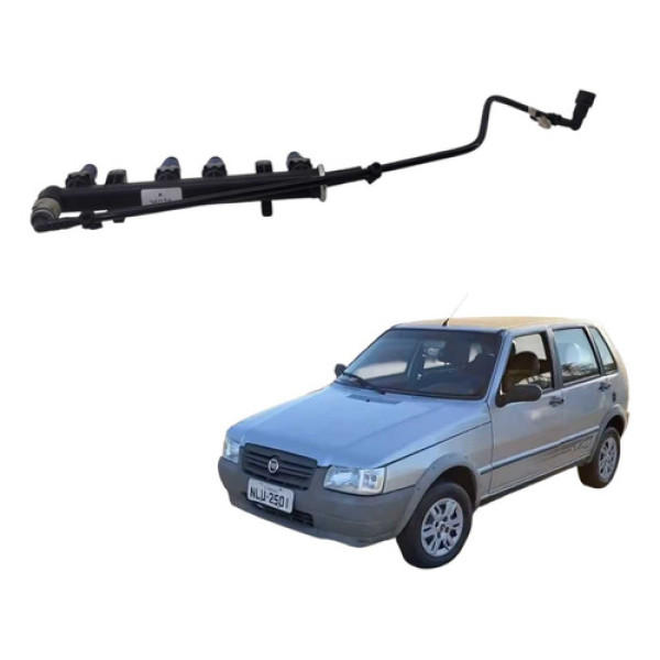 Flauta Bico Injetores Fiat Uno Palio Siena 1.0 8v 2012