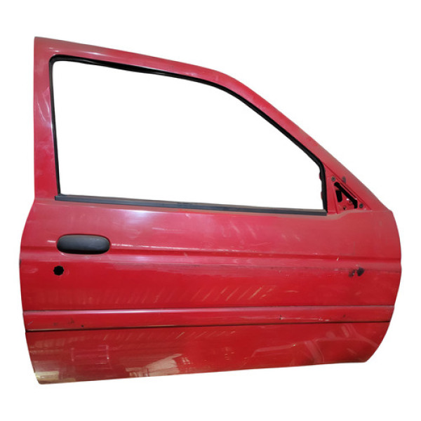 Porta Dianteira Ld Ford Escort Zetec 2000  Dianteira Direita Vermelha