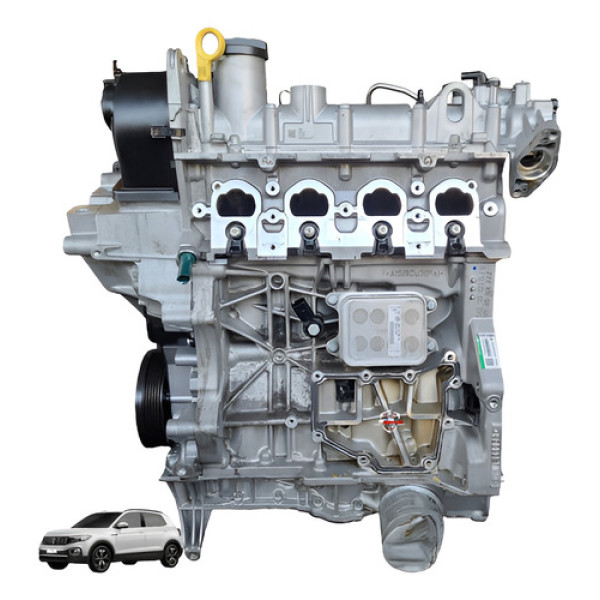 Motor Parcial Volkswagen T-cross Highline Turbo 1.4 16v 2023