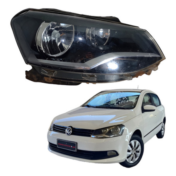 Farol Direito Volkswagen Gol Voyage Saveiro 2012  2016 Direito/passageiro