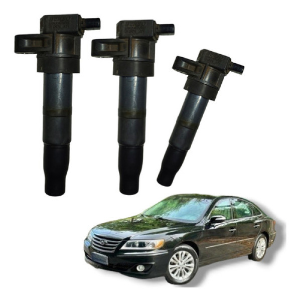 Jogo Bobina Ignição Hyundai Azera 2008 A 2012