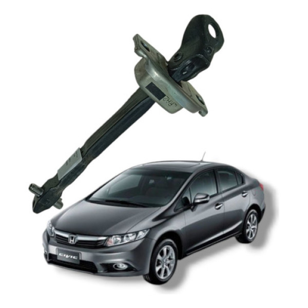 Limitador Porta Traseira Esquerda Honda Civic Lxs 2012 2016 Traseira Esquerdo Preto