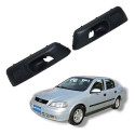 Par Moldura Maçaneta Interna Traseira Astra 1999 A 2011 Preto