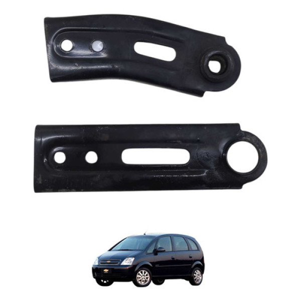 Par Suporte Radiador Inferior Chevrolet Meriva 2010 2013