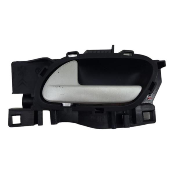 Maçaneta Interna Traseira Esquerda Peugeot 2008 2018 Preto Traseira