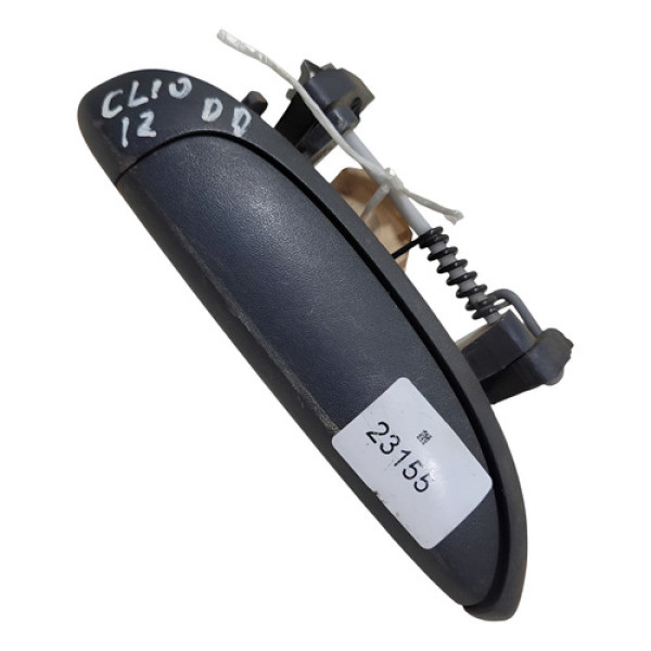 Maçaneta Externa Direita Renault Clio 2009 2015 Preto Dianteira