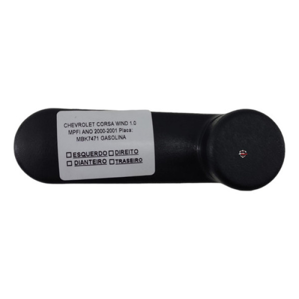 Manivela Vidro Porta Chevrolet Corsa Wind 2001 Preto