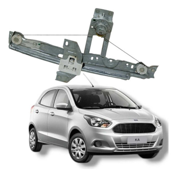 Maquina Vidro Manual Traseira Esquerda Ford Ka 2017