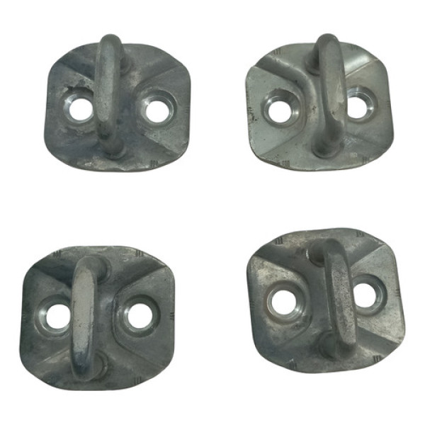 Jogo Batente Porta Fiat Palio Attractive 2015 2020 Prata