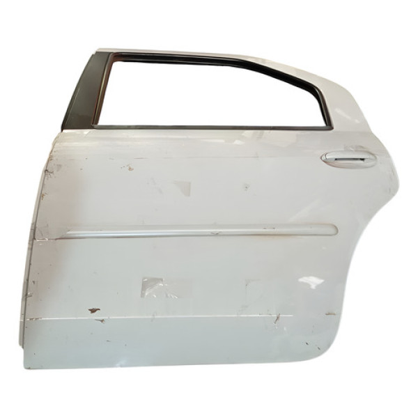 Porta Traseira Lado Esquerdo Renault Logan 2008 Traseira Esquerda Branca
