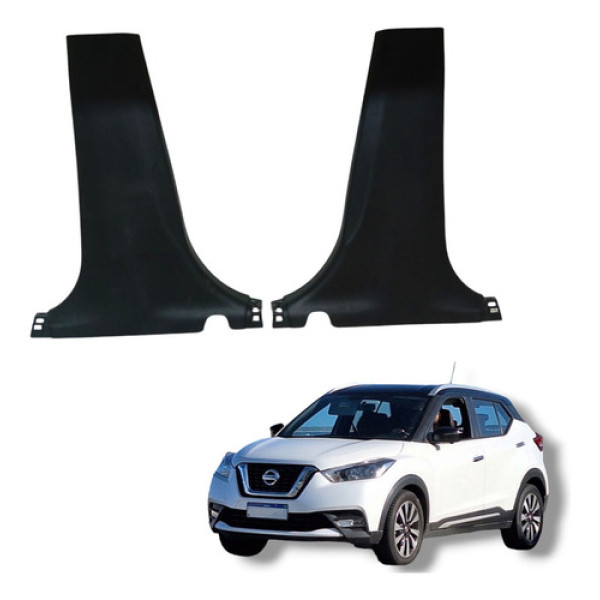 Par Acabamento Coluna Central Nissan Kicks 2016 A 2020