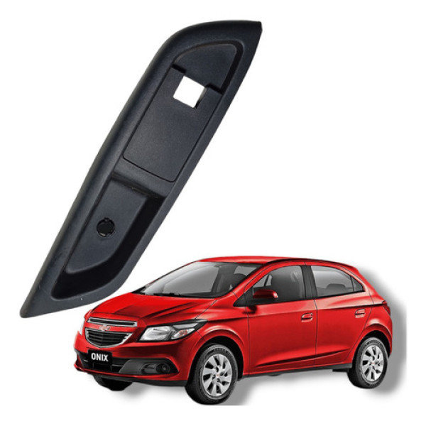 Moldura Botão Vidro Elétrico Dianteiro Direito Gm Onix 13 20