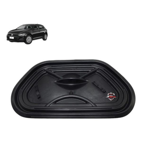 Acabamento Interno Porta Traseira Direita Volks. Polo 2019 Traseira Direito Preto