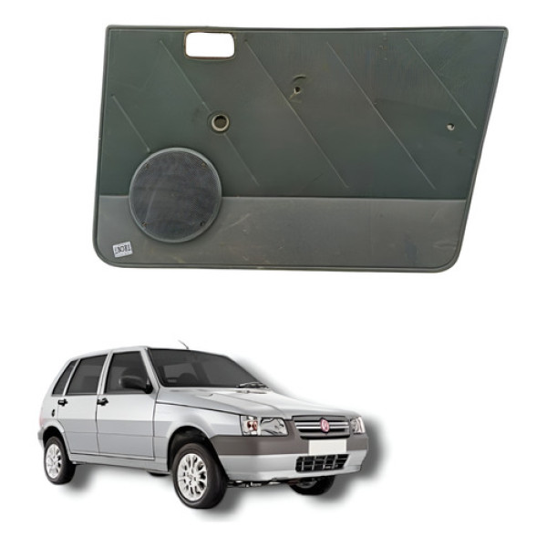 Forro Porta Avd Fiat Uno Mille Fire 2008 Prateado