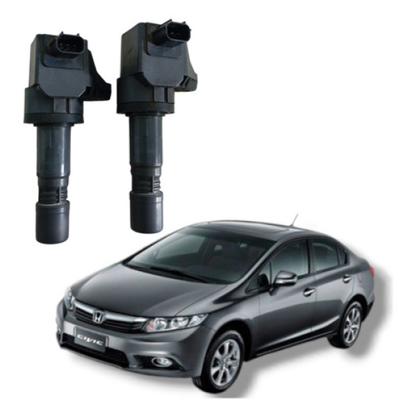 Par Bobina Ignição 1.8 Honda Civic Lxs 2012 2016