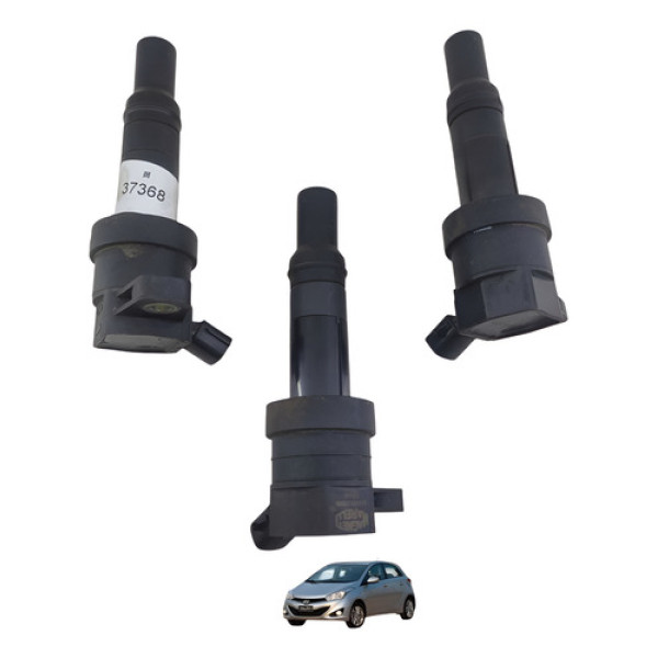 Jogo Bobina Igniçao Hyundai Hb20 1.0 3cc 2013 2730104000