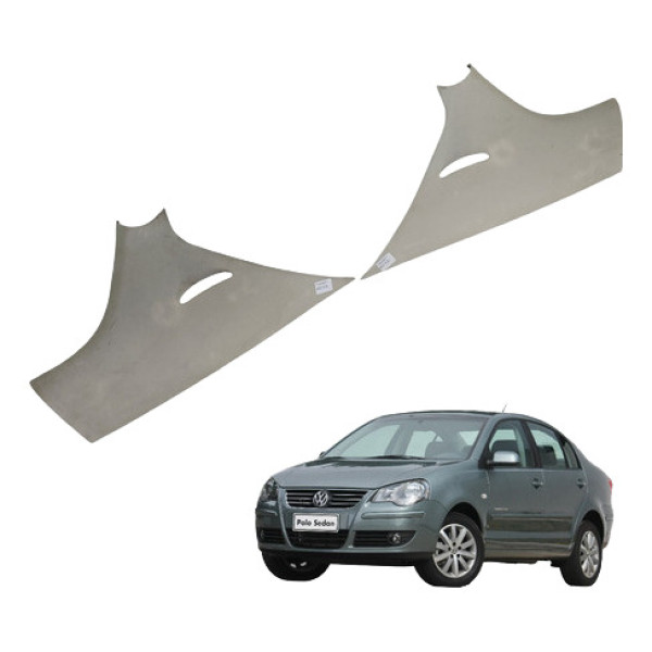 Par Acabamento Coluna Traseira Volks. Polo Comfortline 2008