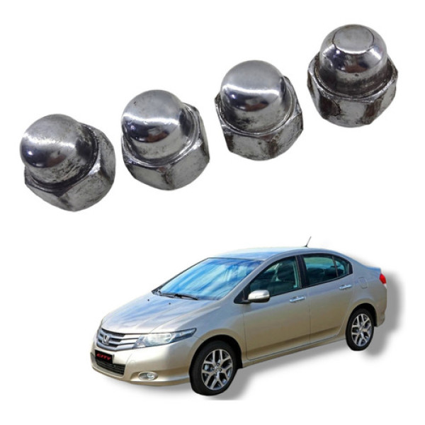 Jogo Porca Roda Honda City 2009 A 2013