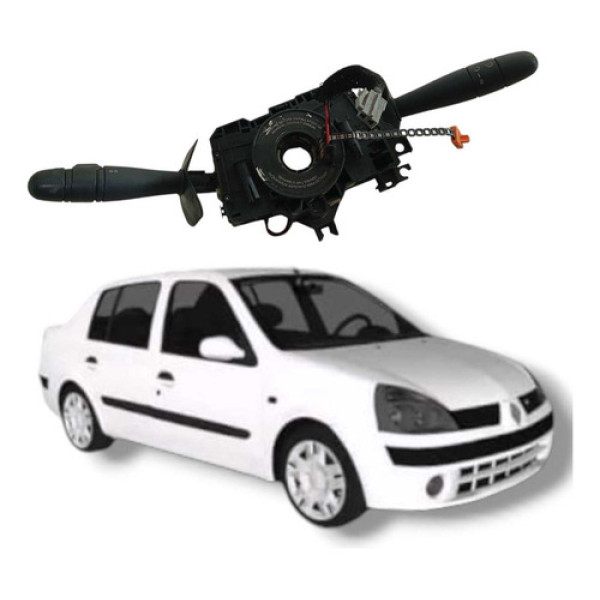 Comando Chave Seta Limpador Parabrisa Renault Clio Megane 04