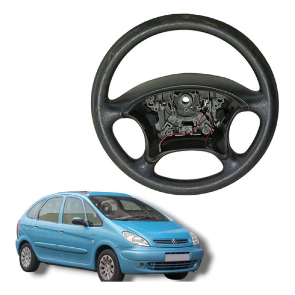 Volante Direção Citroën Xsara Picasso 2004 Preto
