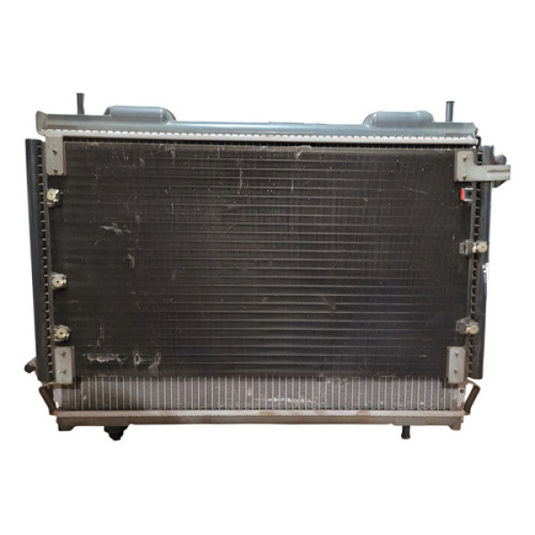 Kit Radiador Condensador Fiat Marea 2005  Bc448003984 Preto