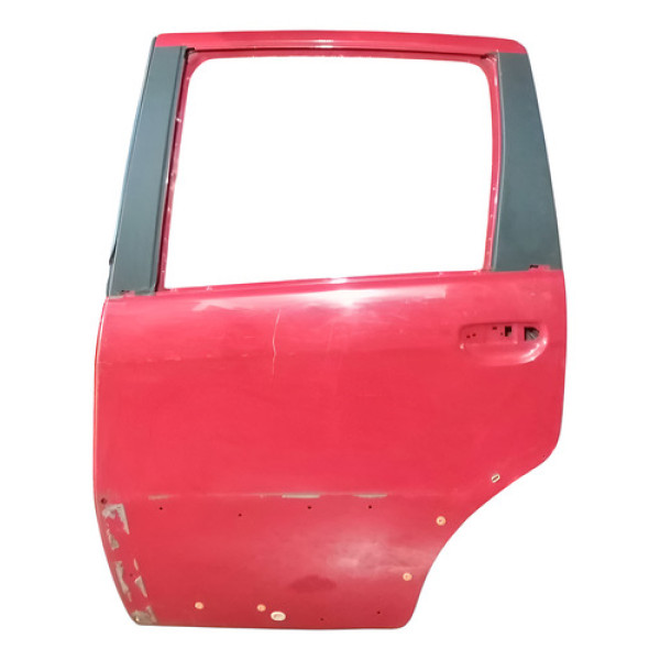Porta Traseira Le Fiat Idea 1.4 2006 Traseira Esquerdo Vermelho