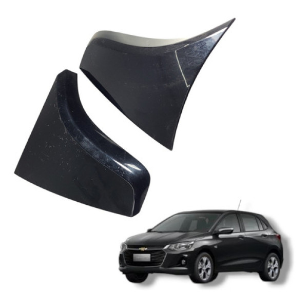 Par Moldura Aerofolio Gm Onix Turbo 2020 2023