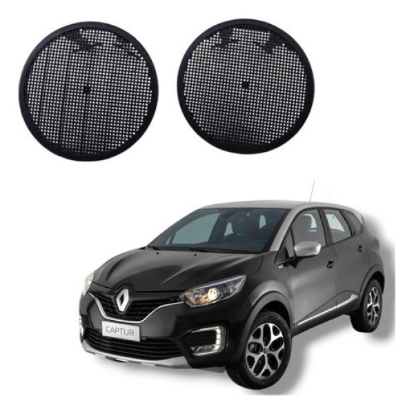 Par Tela Tweeter Renault Captur 2018 A 2021 Preto