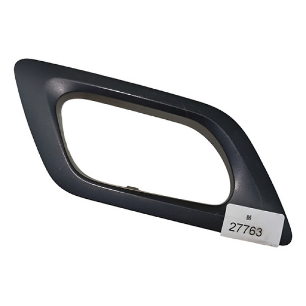 Moldura Maçaneta Interna Dianteira Direita Citroen C4 2010 Prateado Dianteira