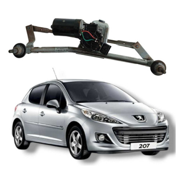 Motor Limpador Parabrisa Dianteiro Peugeot 207 2010