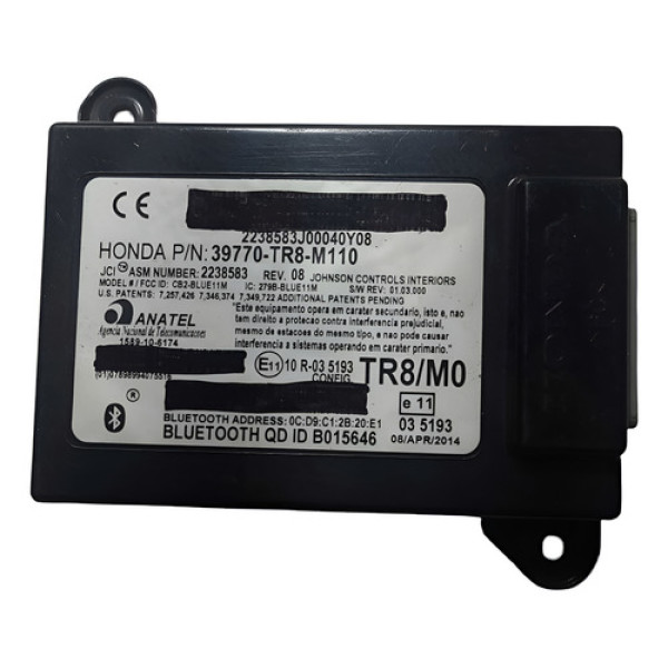 Módulo Cent  Bluetooth Honda Civic 2012 2015
