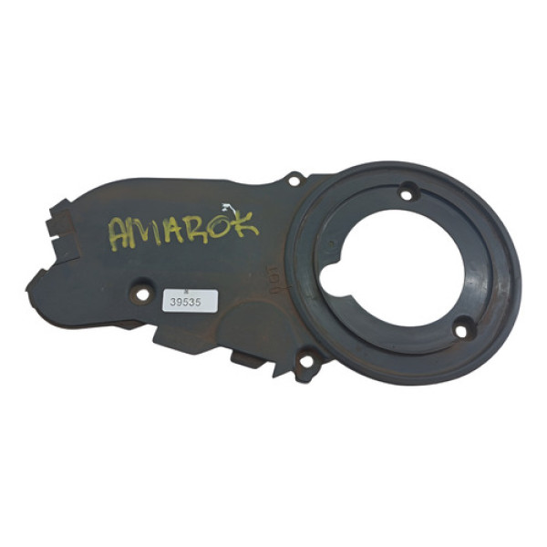 Capa Inferior Correia Dentada Vw Amarok 2010 2020 Preto