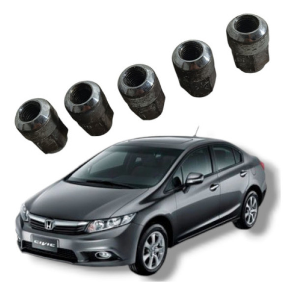 Jogo Porca Roda Honda Civic Lxs 2012 2016