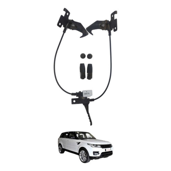  Puxador Cabo Trava Capo Range Rover Sport 2014 Dk6216824ab