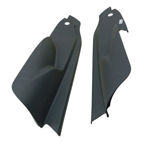 Par Acabamento Soleira Traseira Vw Gol G5 G6 2009 2016 Preto