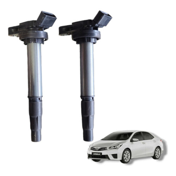 Par Bobina Igniçao 2.0 1.8 Flex Toyota Corolla 2009 2018