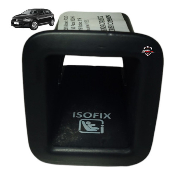Acabamento Isofix Banco Traseiro Volkswagen Polo 2019 Preto