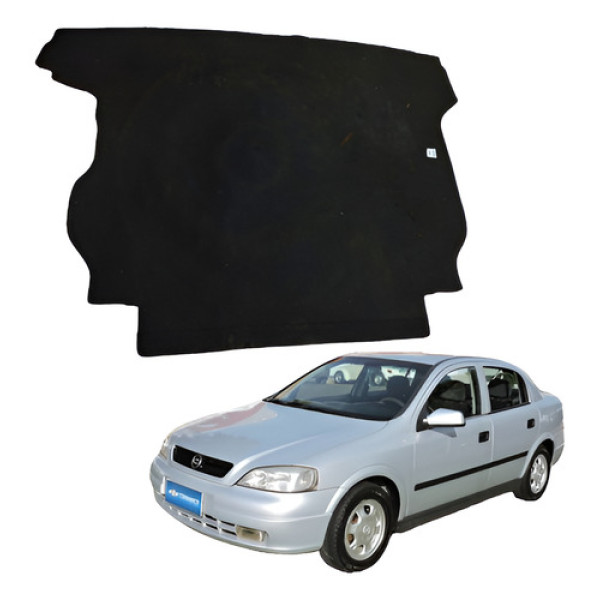 Carpete Estepe Porta Malas Chevrolet Astra Sedan 1999 A 2010 Preto
