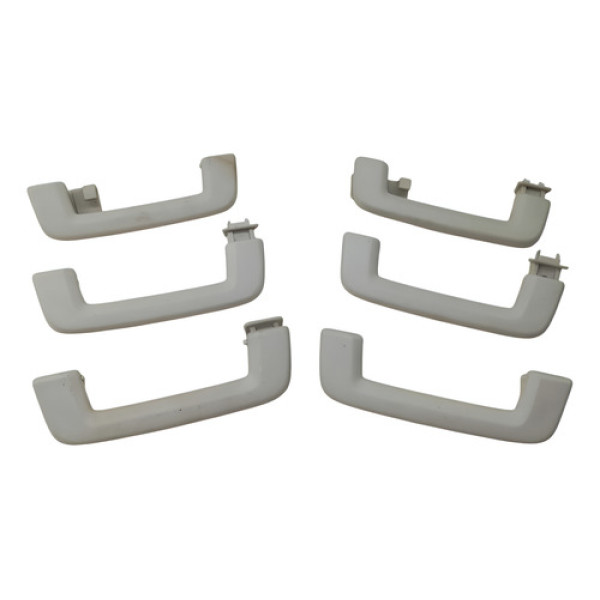 Kit Alça Teto Land Rover Discovery 4 2010 Branco