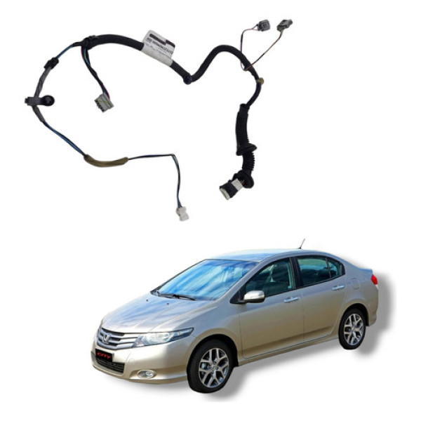 Chicote Elétrico Porta Traseira Direita Honda City 2009 2013