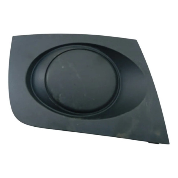 Tampa Acabamento Farol Milha Parachoque Chevrolet Agile Preto Direito