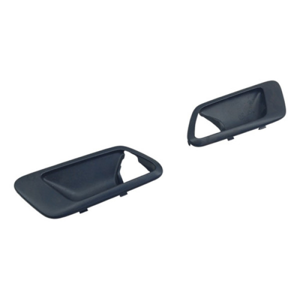 Par Moldura Maçaneta Interna Traseira Vw Crossfox 2011 2014