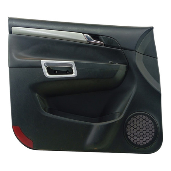 Forro Porta Completo Dianteiro Esquerdo Gm Captiva 2011 Preto